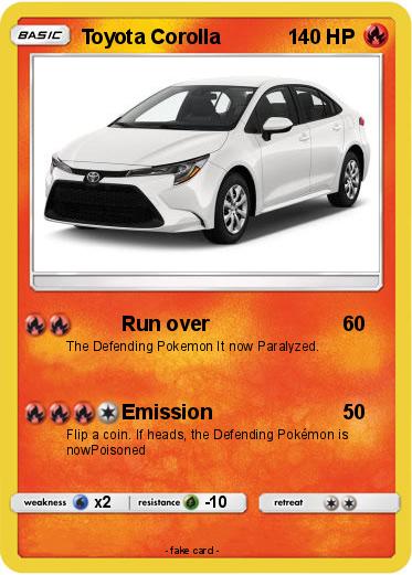 Pokemon Toyota Corolla