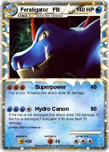 Pokemon Feraligator   FB