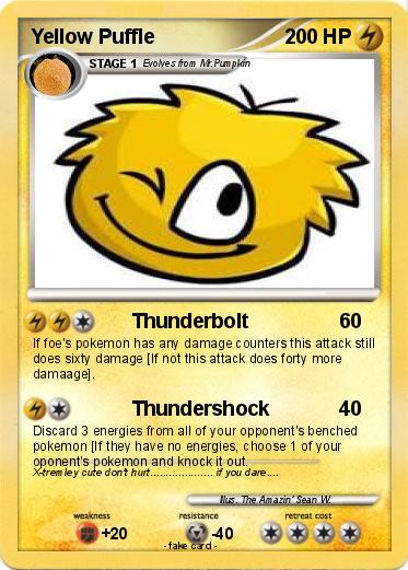 Pokemon Yellow Puffle