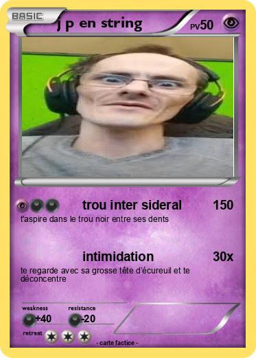 Pokemon j p en string