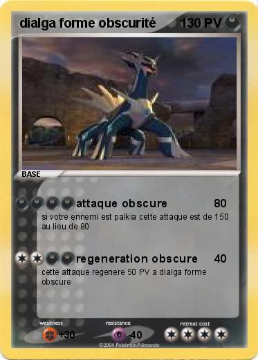 Pokemon dialga forme obscurité