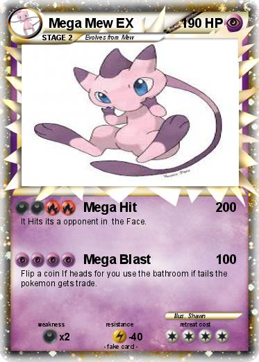 Pokemon Mega Mew EX
