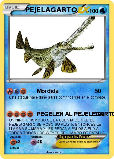 Pokemon PEJELAGARTO
