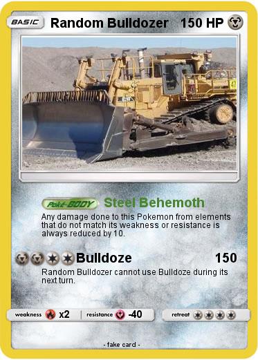 Pokemon Random Bulldozer