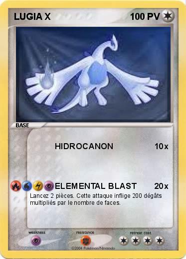 Pokemon LUGIA X