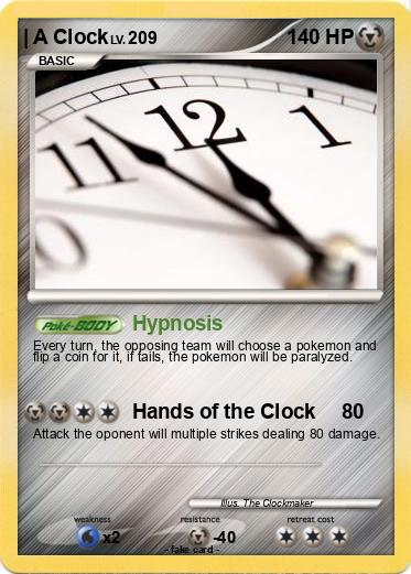 Pokemon | A Clock