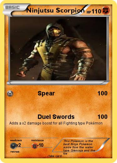 Pokemon Ninjutsu Scorpion