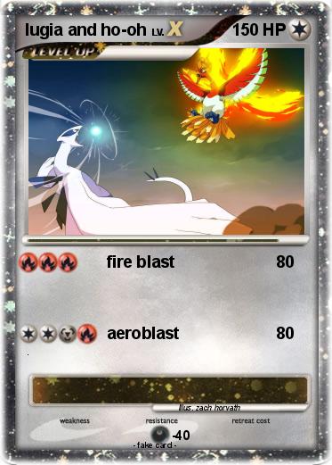 Pokemon lugia and ho-oh
