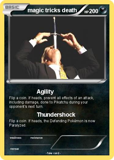 Pokemon magic tricks death