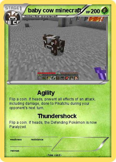 Pokemon baby cow minecraft
