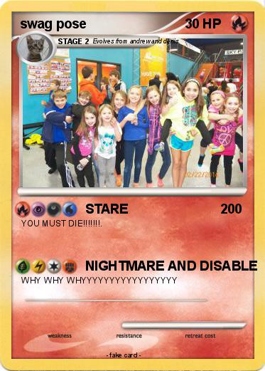 Pokemon swag pose
