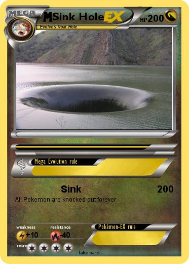 Pokemon Sink Hole