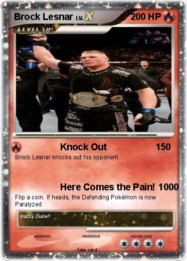 Pokemon Brock Lesnar