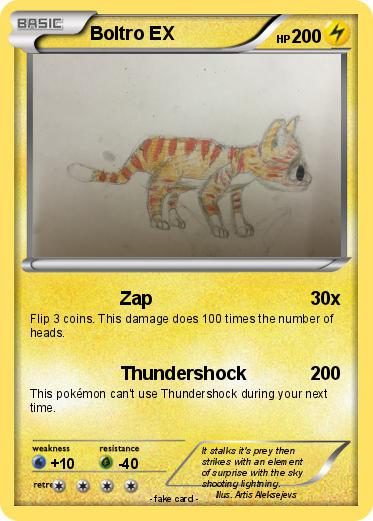 Pokemon Boltro EX