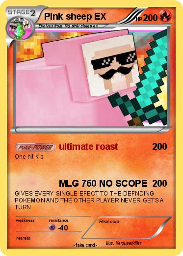 Pokemon Pink sheep EX