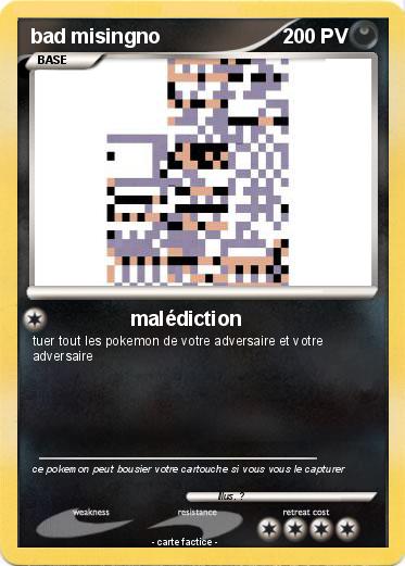 Pokemon bad misingno