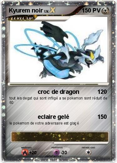 Pokemon Kyurem noir