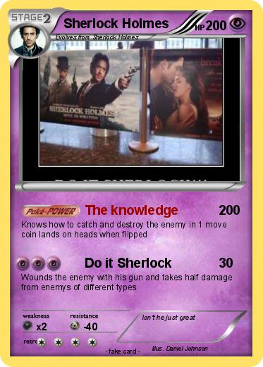 Pokemon Sherlock Holmes