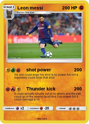 Pokemon Leon messi