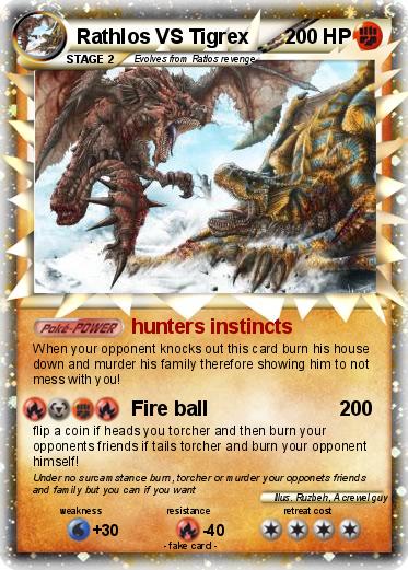 Pokemon Rathlos VS Tigrex
