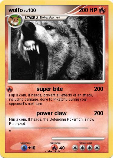 Pokemon wolfo
