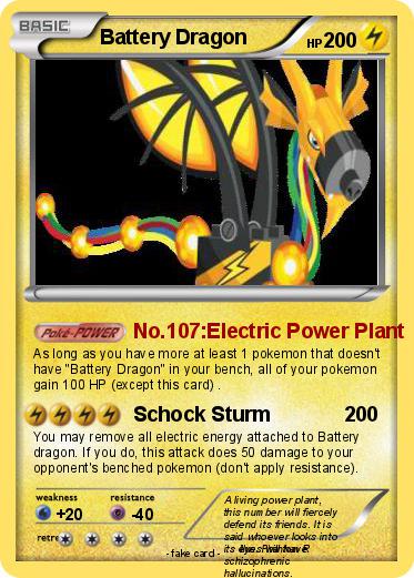 Pokemon Battery Dragon
