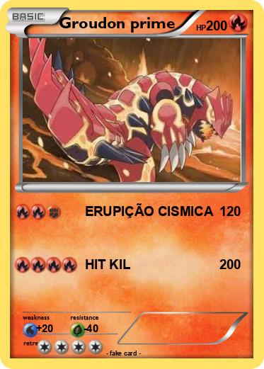 Pokemon Groudon prime