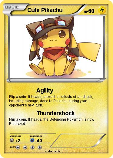Pokemon Cute Pikachu