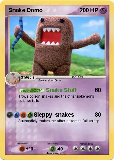 Pokemon Snake Domo