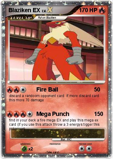 Pokemon Blaziken EX