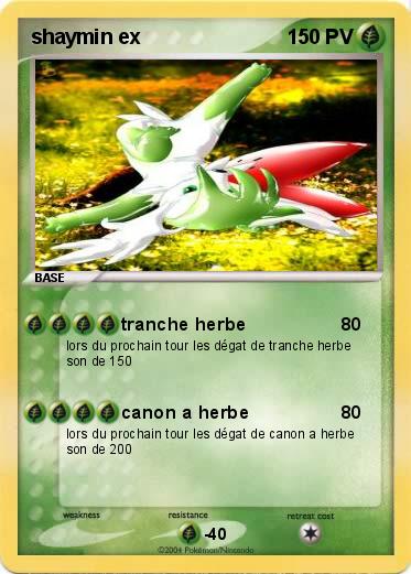 Pokemon shaymin ex