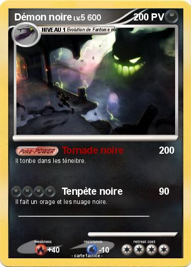 Pokemon Démon noire