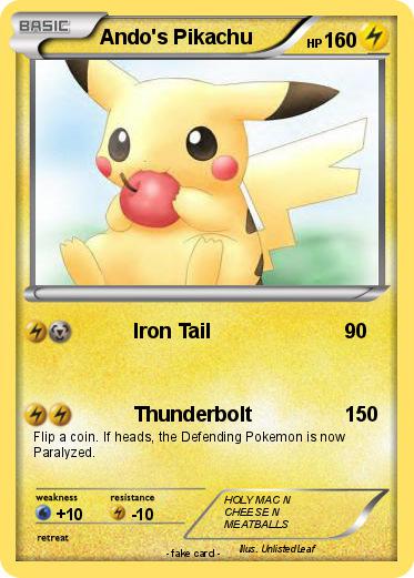 Pokemon Ando's Pikachu