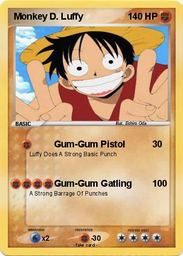 Pokemon Monkey D. Luffy