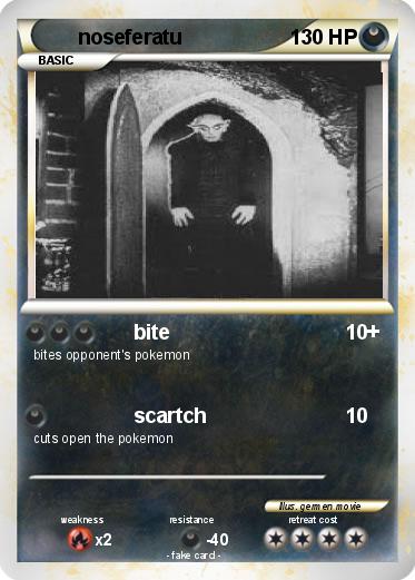 Pokemon noseferatu
