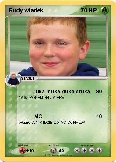Pokemon Rudy władek
