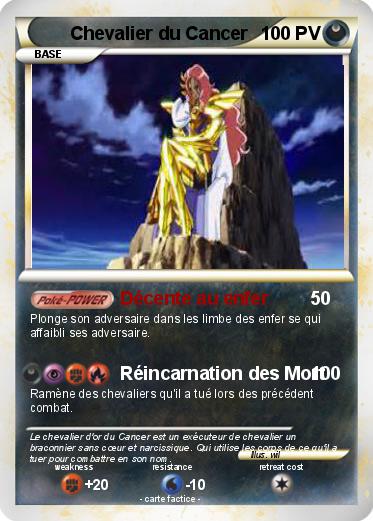 Pokemon Chevalier du Cancer