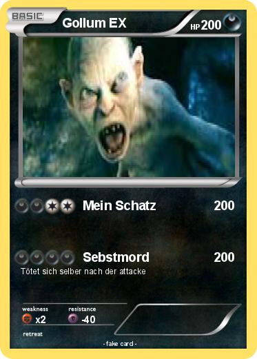 Pokemon Gollum EX