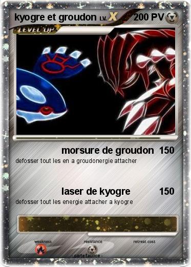 Pokemon kyogre et groudon