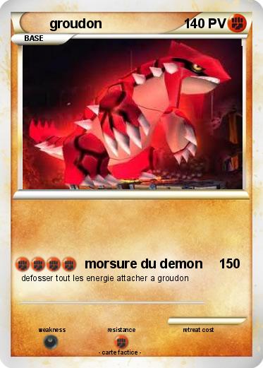 Pokemon groudon