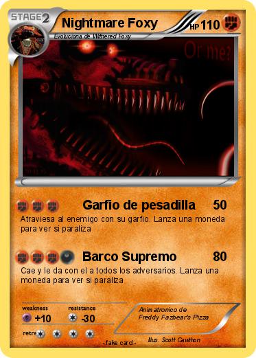 Pokemon Nightmare Foxy