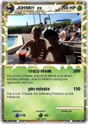 Pokemon JOHNNY  ex
