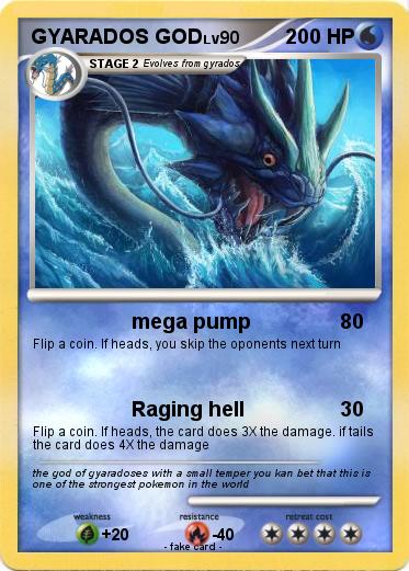 Pokemon GYARADOS GOD