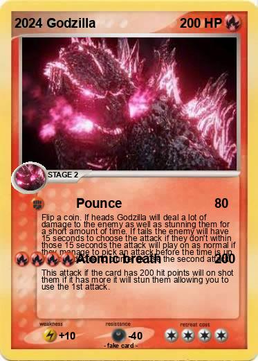 Pokemon 2024 Godzilla