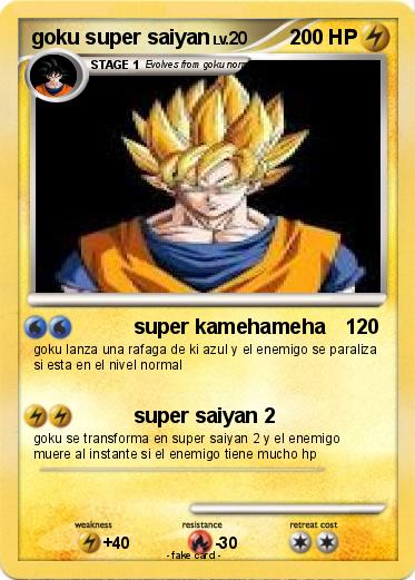Pokemon goku super saiyan