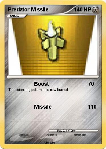Pokemon Predator Missile
