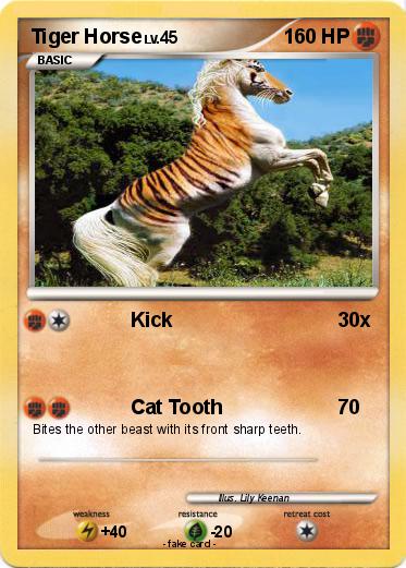 Pokemon Tiger Horse