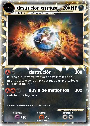 Pokemon destrucion en masa