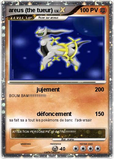 Pokemon areus (the tueur)