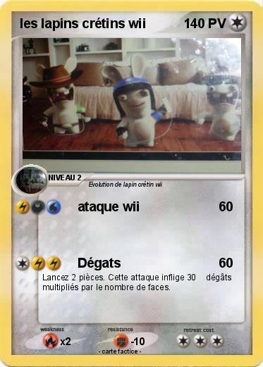 Pokemon les lapins crétins wii